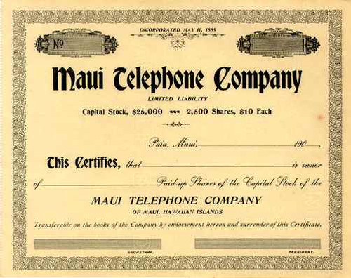 Maui Telephone Company 190_