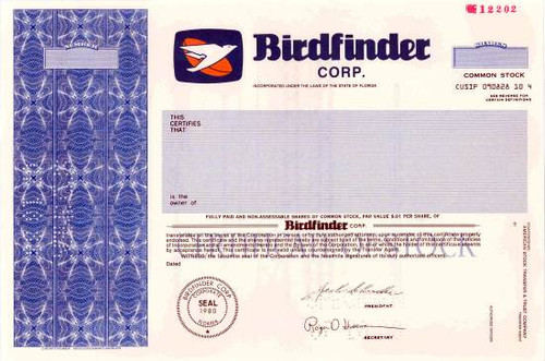 Birdfinder Corp. ( Non Invasive Monitoring Systems, Inc )