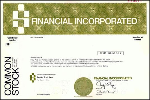 Financial Incorporated - Fort Wayne, Indiana