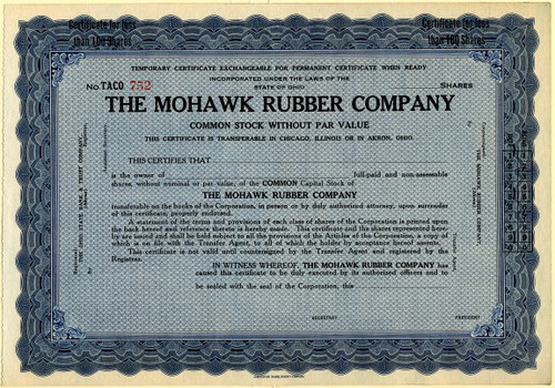 Mohawk Rubber Company - Akron, Ohio