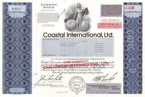 Coastal International, Ltd. ( Now Intelect Communications )