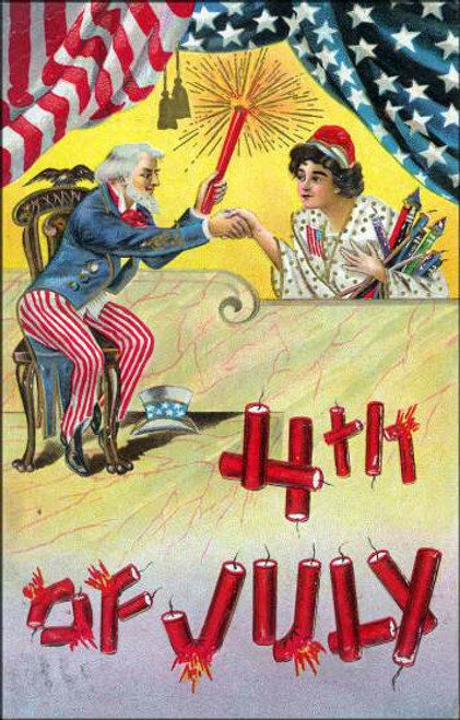 4th of July Post Card