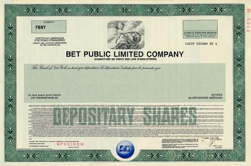 BET Public Limited Company Depository Shares - United Kingdom