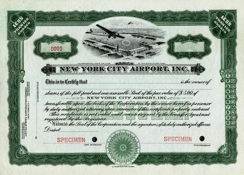 New York City Airport, Inc. - Flushing Airport , New York- 1929