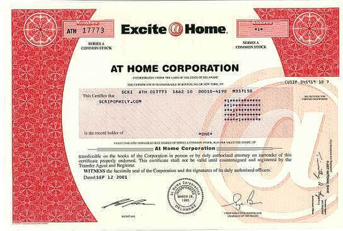Excite@Home - At Home Corporation