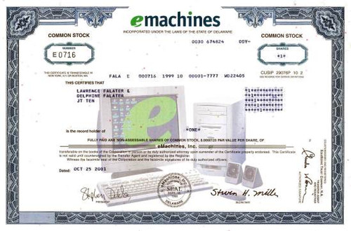 eMachines, Inc. 1