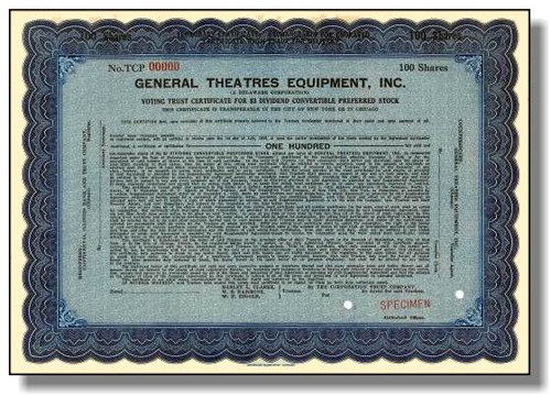 General Theatres Equipment, Inc.
