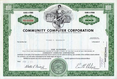 Community Computer Corporation (TBC Industries)