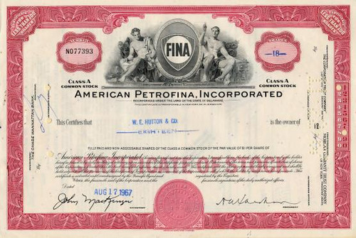 American Petrofina, Incorporated - Delaware 1967