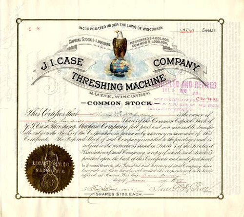 J.I. Case Threshing Machine Company (Famous 