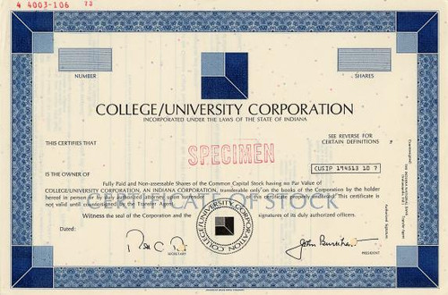 College/University Corporation - Indiana
