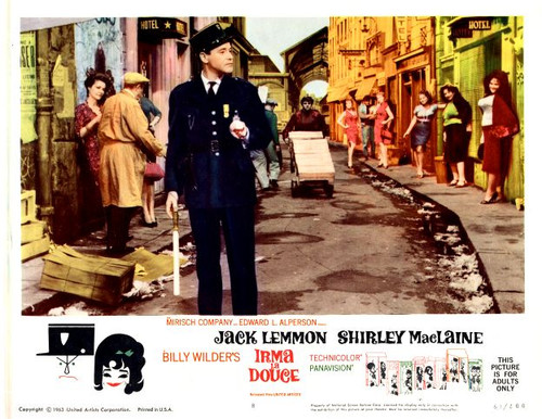 Irma La Douce Lobby Card Starring Jack Lemmon and Shirley MacLaine - 1963 1