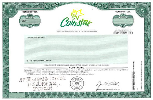 Coinstar, Inc. - Delaware