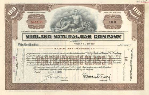 Midland Natural Gas Company 1930 1