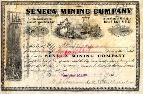 Seneca Mining Company - Mohawk, Michigan 1906