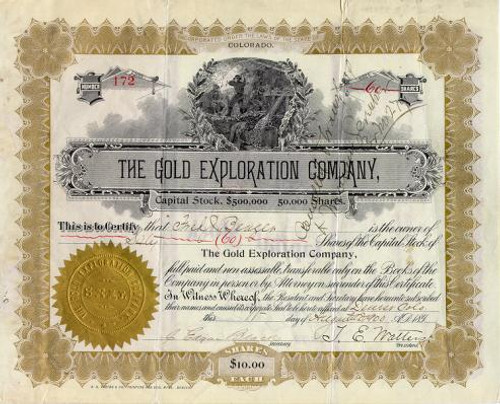 Gold Exploration Company - Denver, Colorado 1900
