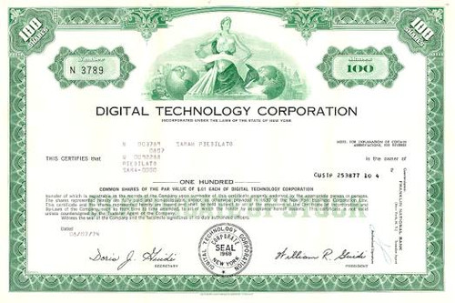 Digital Technology Corporation 1974