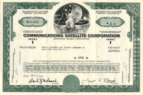 Communications Satellite Corporation (COMSAT) - 1974