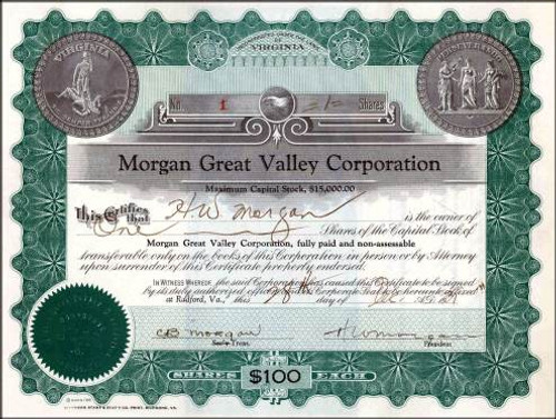 Morgan Great Valley Corporation