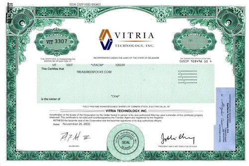 Vitria Technology, Inc. - Delaware 2002