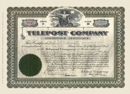 Telepost Company 1911