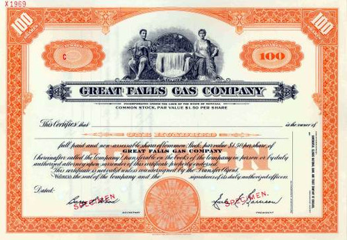 Great Falls Gas Company - Montana ( Now ENERGY WEST )