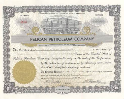 Pelican Petroleum Company - Washington