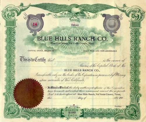 Blue Hills Ranch Company - Texas