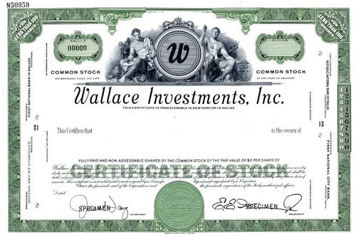 Wallace Investments, Inc. - Delaware