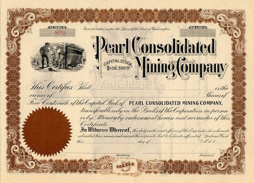 Pearl Consolidated Mining Company - Washington