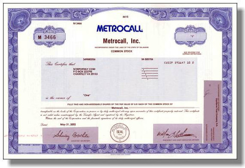 Metrocall Paging Company