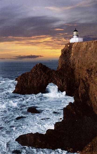 Point Bonita Lighthouse Postcard - Marin County, California