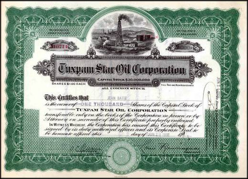 Tuxpam Star Oil Corporation
