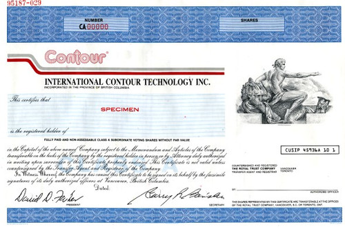 International Contour Technology Inc. - British Columbia, Canada