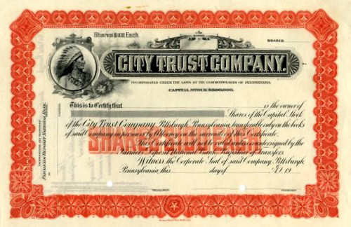 City Trust Company - Pittsburgh, Pennsylvania 1900