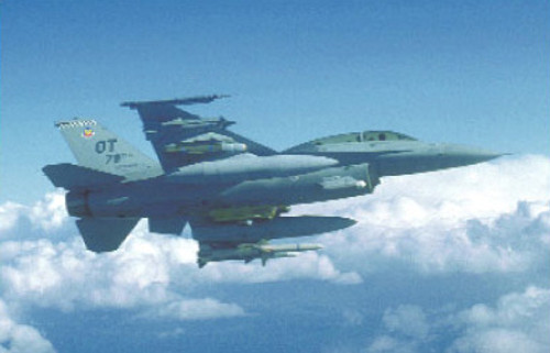 F-16D Fighting Falcon postcard