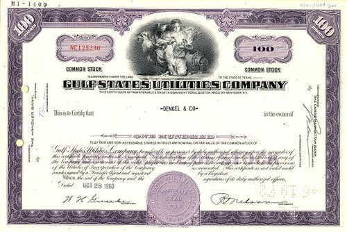 Gulf States Utilities Company - Texas 1960