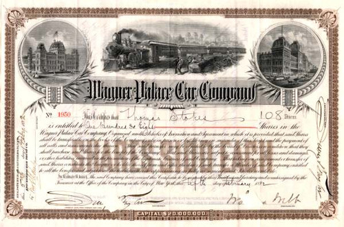 Wagner Palace Car Company 1893