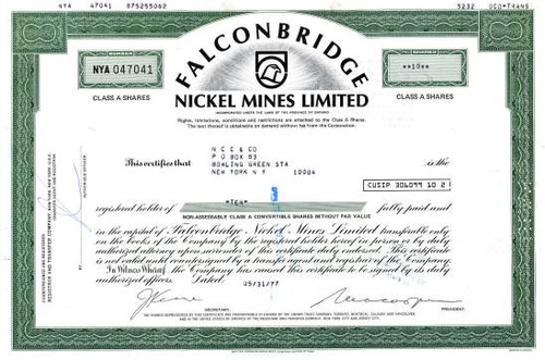 Falconbridge Nickel Mines Limited