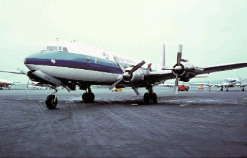 Eastern Airlines postcard Douglas DC 7