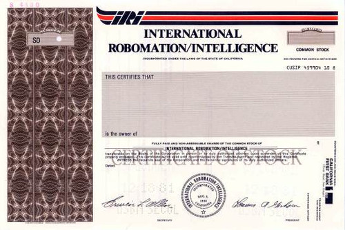 International Robomation / Intelligence