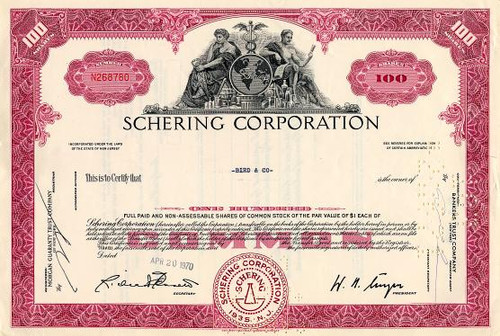 Schering Corporation - New Jersey ( Now Schering-Plough )