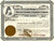 Dawson = Nemaha Telephone Company Certificate #1 - Dawson, Nebraska 1902