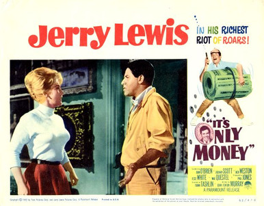 It's Only Money Lobby Card Starring Jerry Lewis - 1962 1 - Scripophily