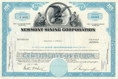 Newmont Mining Corporation - Scripophily.com | Collect