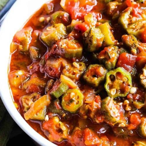 Stewed Okra and Tomatoes