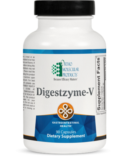 Ortho Molecular Digestzyme-V 90 capsules (front)