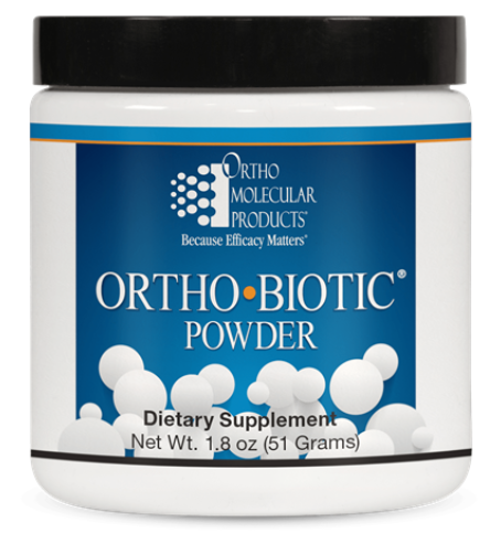 Ortho Molecular Ortho Biotic Powder 1.8oz  (front)