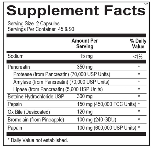 Ortho Molecular Vitamin K2 with D3 30 capsules (back)