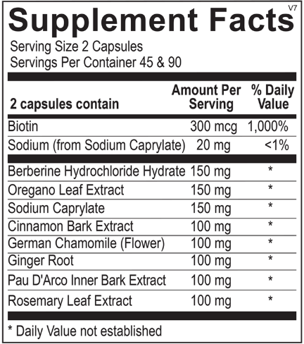 Ortho Molecular Candicid Forte 180 Cap
